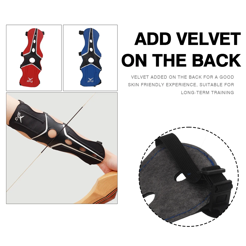 1 piece Archery Equipment Arm Guard Protection Forearm Safe Adjustable Bow Arrow Hunting Shooting Training Accessories Protector-5