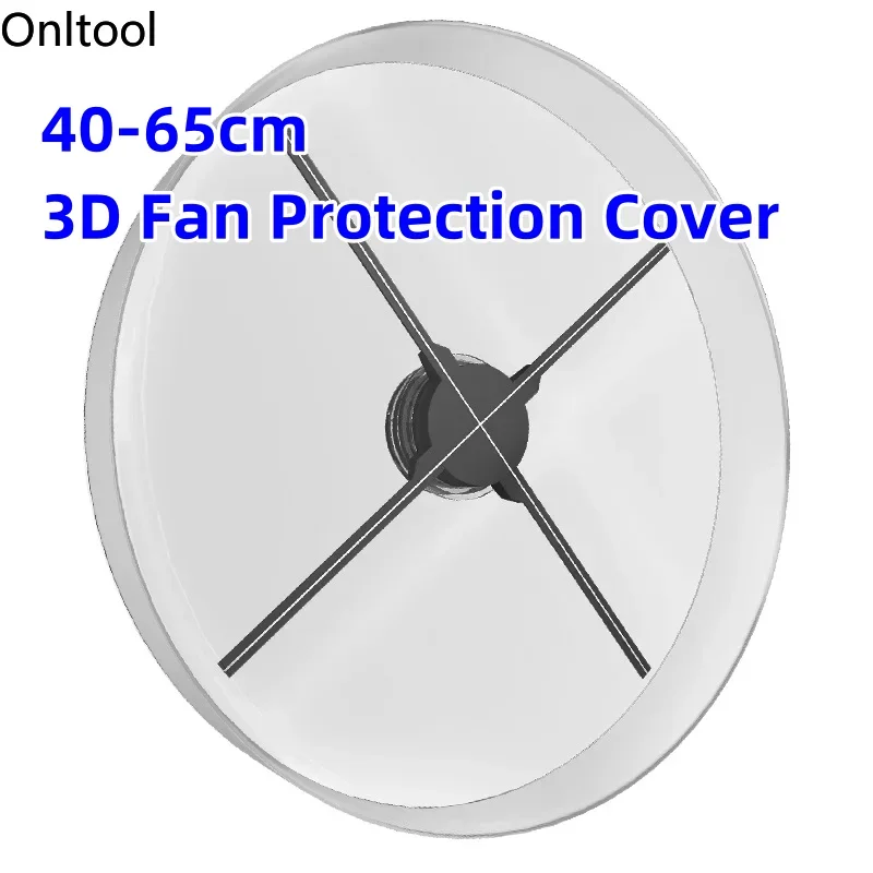 3D Fan Hologram Projector Protection Cover Hologram Projector Light Advertising Display Shell LED Fan Acyrlic Cover Bag-2