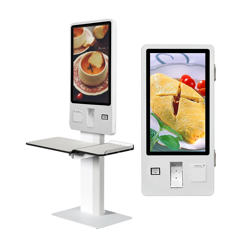 24 27 32 43 Inch Supermarket Self Check Out Touch Screen Kiosk Android PC All In One Self Service Pos Terminal-6