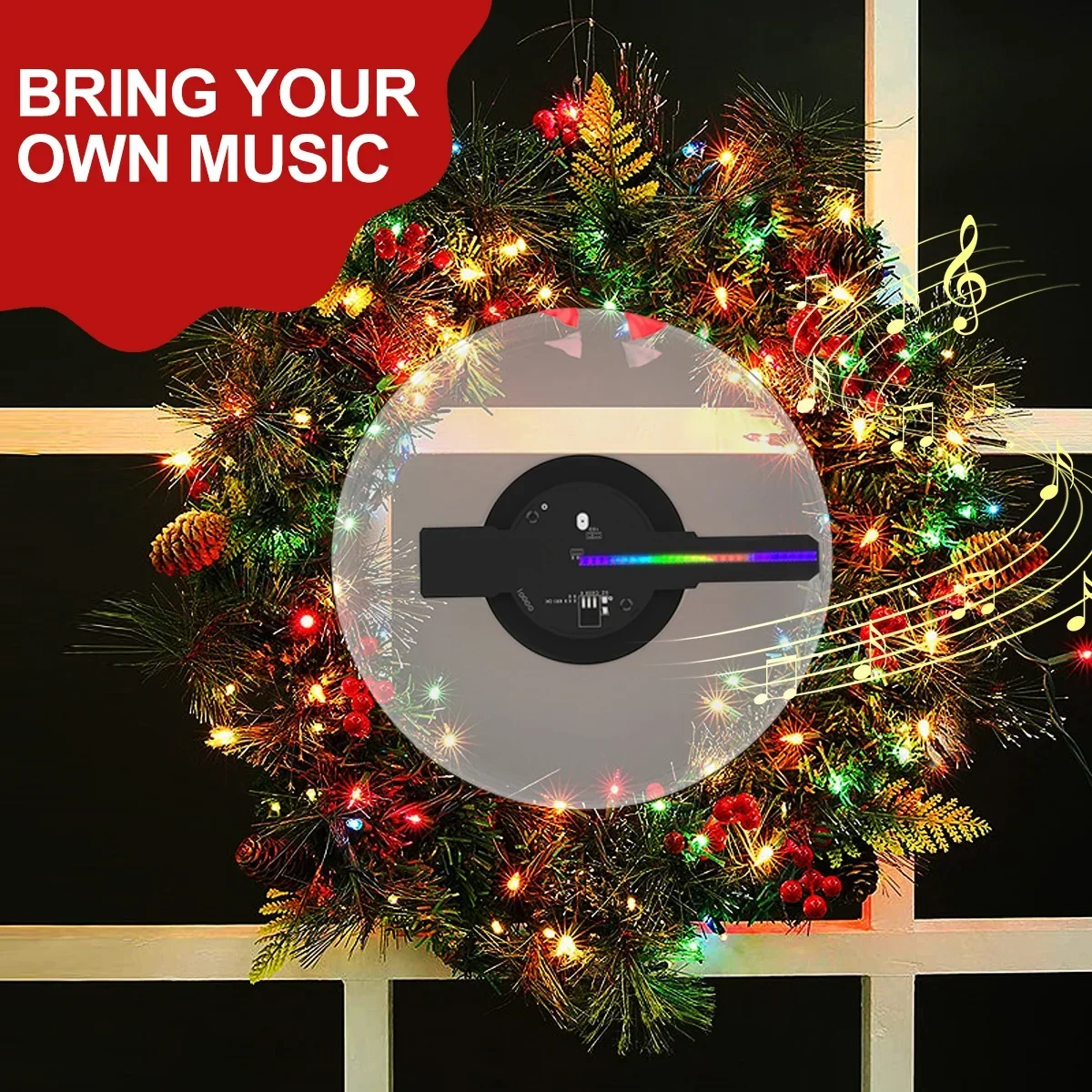 3D Fan Hologram Projector Wall-Mounted Wifi Led Sign Holographic Lamp Player Remote Advertising Display Support Lmages And Video-5