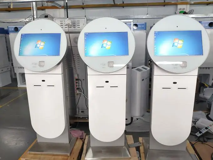 Self Service Info Self Check in Kiosk Hotel Self Checkout Machine With Room Card Dispenser Passport Scanner-2