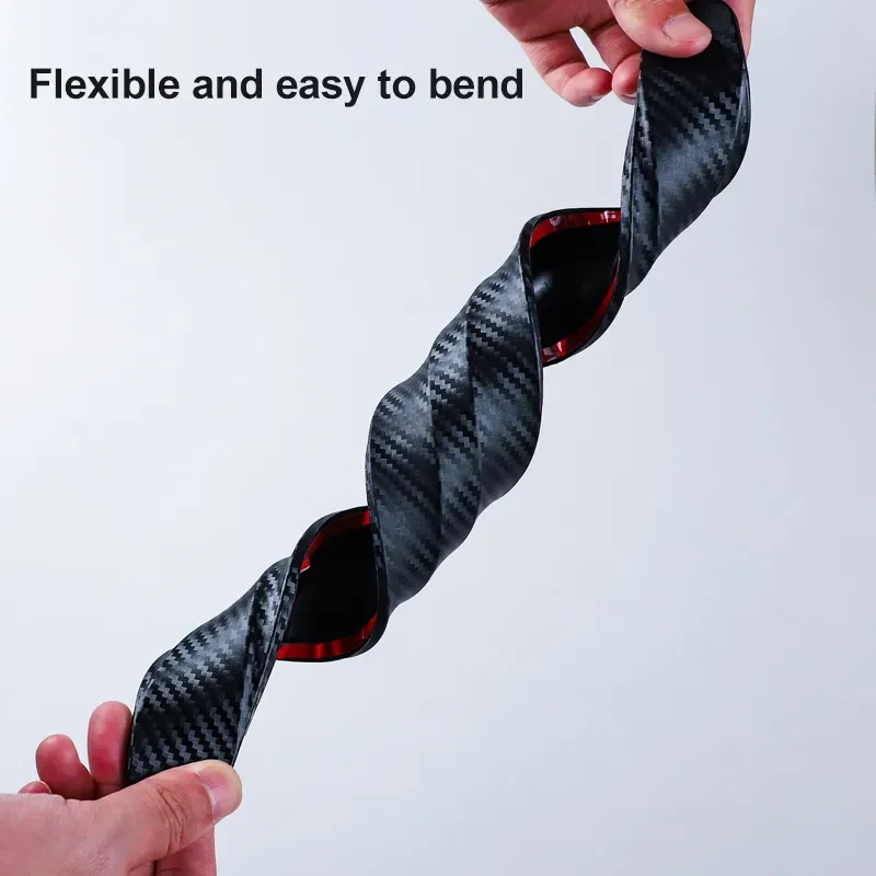 2pcs Car Bumper Protector Strip Guard Corner Protection Strips Scratch Protector Crash Anti Collision Auto Accessories-5