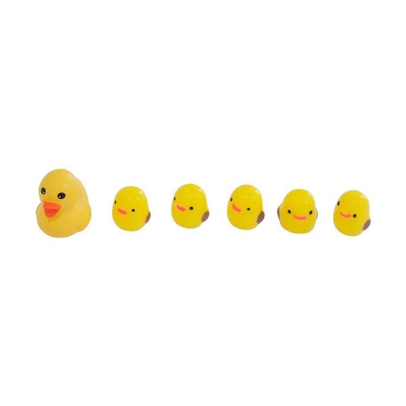 5Pcs Cute Mini Ducks Car Interior Decoration Auto Rearview Mirror Dashboard Ornaments For Woman Man Gift Car Accessories-4