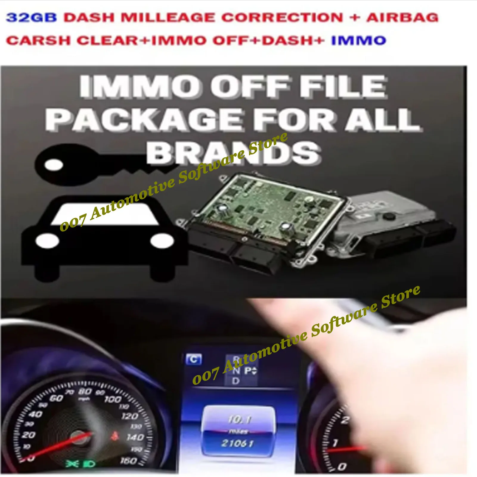 Latest 2025 32GB Package DASH MILLEAGE CORRECTION+AIRBAG CRASH CLEAR+IMMO OFF+ DASH +IMMO SOFTWARES Download installation video-4