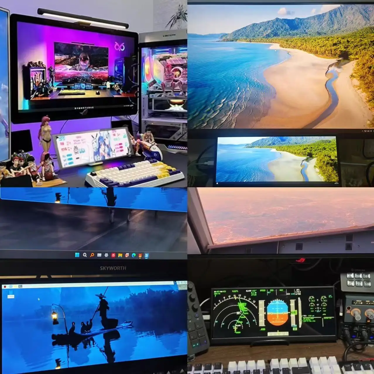 12.3 inch touch screen monitor with HDMI and Type C, 1920x720 IPS display, LCD bar computer secondary extension screen-3