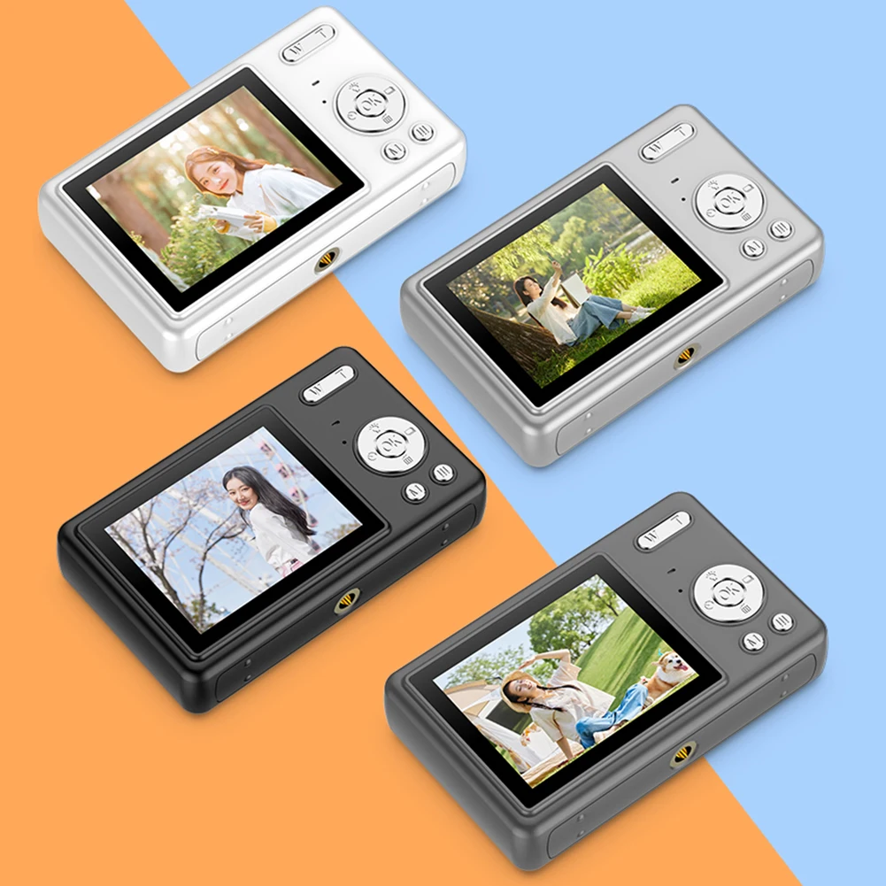 CCD 1080P Digital Camera 96MP Autofocus Vlogging Camera 16X Zoom Video Camcorder 2.4 Inch IPS Screen for Kid Adult Photography-4