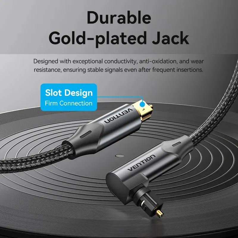 Vention Digital Optical Audio Cable Toslink SPDIF Coaxial Cable 1m 2m for Amplifiers Blu-ray Xbox 360 PS4 Soundbar Fiber Cable-5
