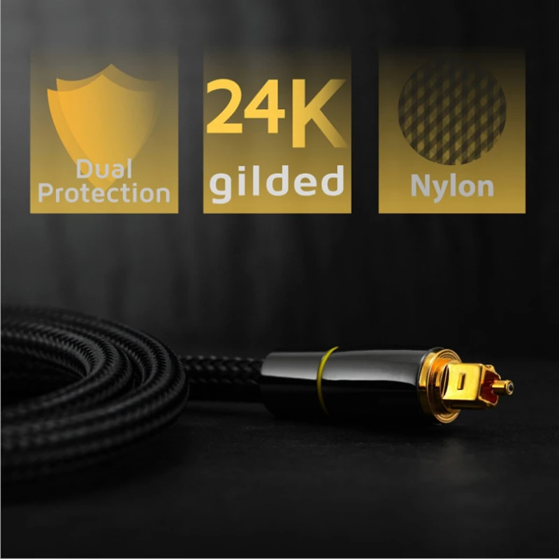 HIFI 5.1 Digital Optical Audio Cable SPDIF Fiber Toslink Audio Cable For TV Box PS4 Speaker Wire Soundbar Amplifier Subwoofer-6