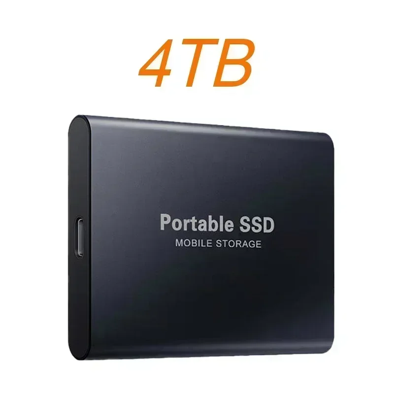 External Hard Drive 4TB Portable SSD Solid State Drive USB 3.1/Type-C Hard Disk High-Speed Storage Drive for Laptop/PC/Mac/Phone-5