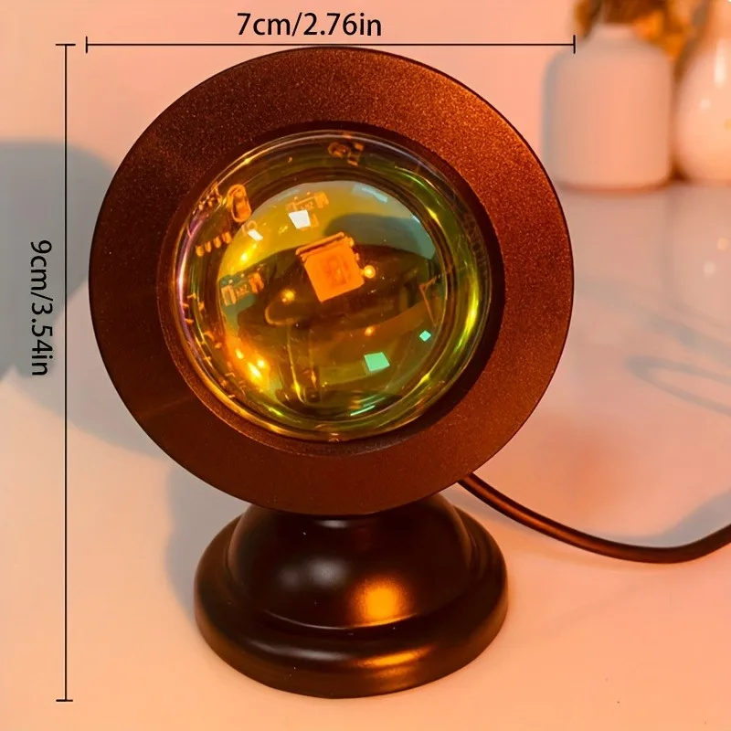 Sunset Light Projection LED Light with Remote Control, 16 Colors Night Light, RGB Lighted Sunrise Lights-6