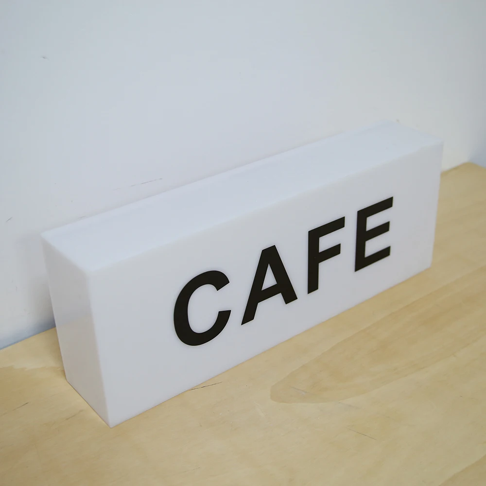 Lightbox Custom Lighting Signs For Food Truck Dining Car Acrylic Signage Shop Sign Single Side Advertising Board Light Box-4