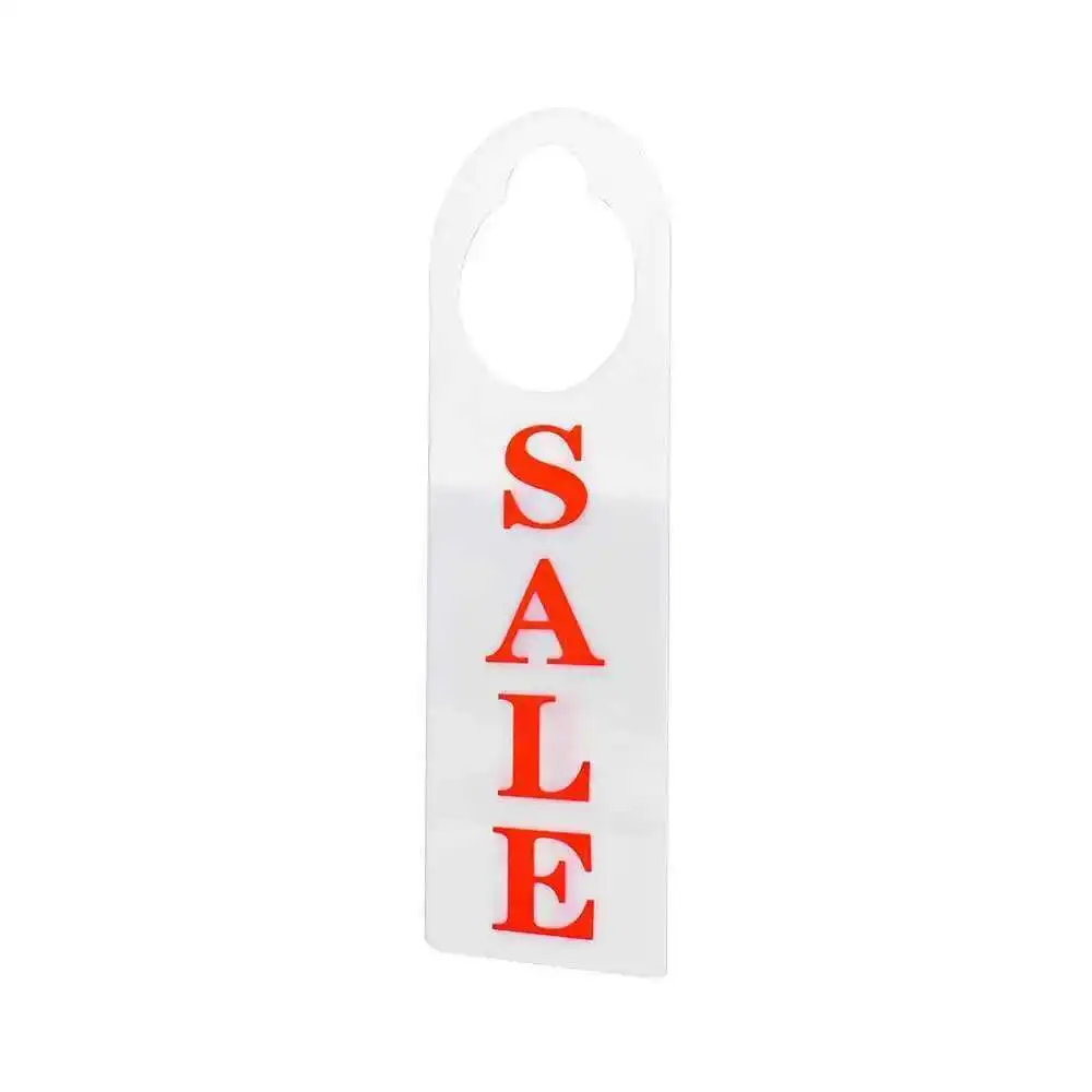 Large Sale Signs For Clothes Rack, Apparel Hangers Bar Hangrail Plastic Size Divider Big Marker Fitting Room Door Control Tags-5