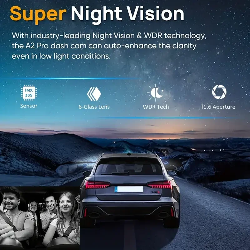 1080P Car Dvr WIFI Dash Cam for Cars Dual camera for Vehicle Recorder Video Rear View Camera Black Box car accsesories-5