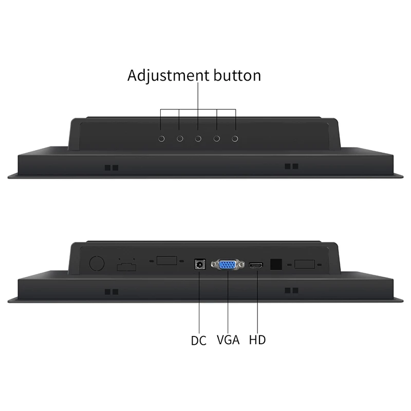 Industrial VESA Panel Mount Touchscreen Monitor 13.3/15.6/18.5/21.5 Inch Capacitive Fanless LCD Touch Screen With HDMI Interface-5