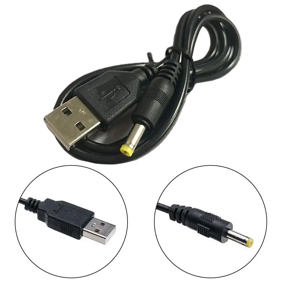 80cm 5V 1A USB To DC Power Charging Cable Charge Cord For PSP 1000 2000 3000 4.0x1.7mm Plug USB Charging Cable-2