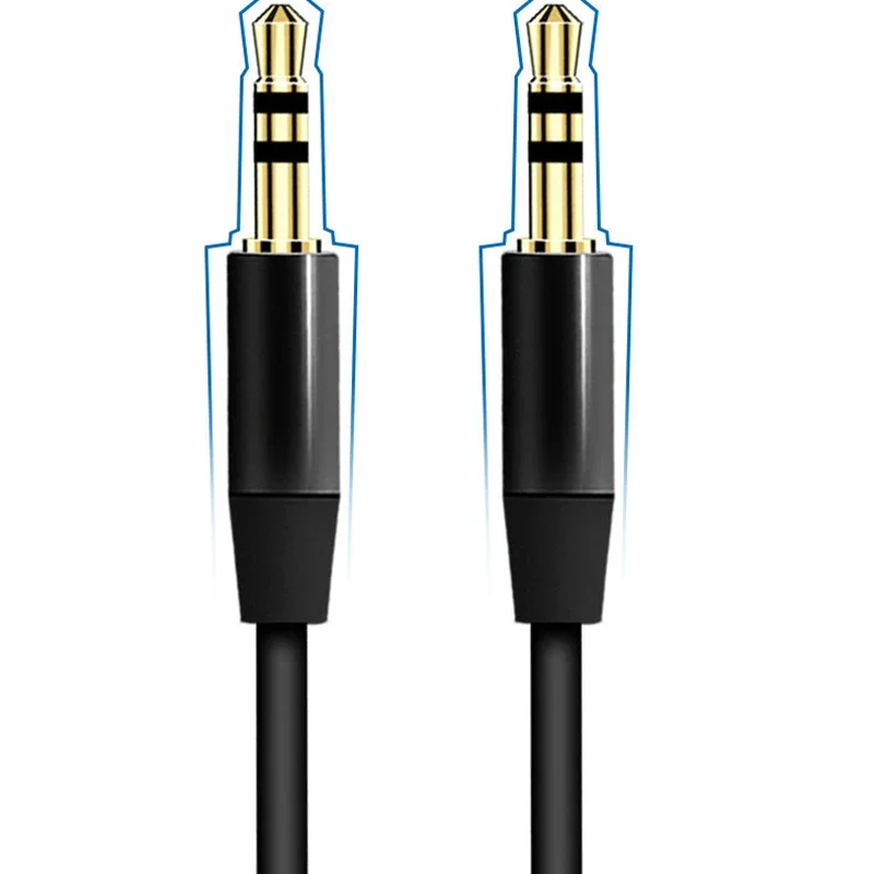 3.5mm Jack Audio Extension Cable Gold Plated 3.5 mm Male to 3.5mm Male Aux Cable for Car Xiaomi Headphone Speaker Auxiliary-2