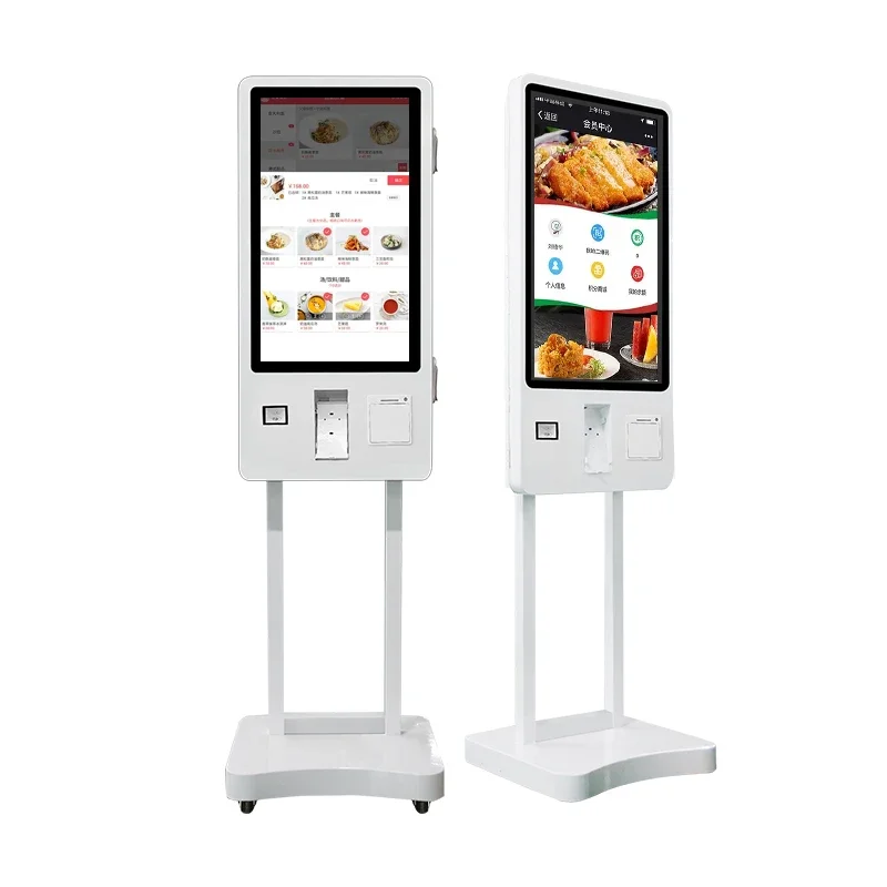 24-32 Inch Self-Service Touch Kiosk Digital All in One Bill Payment Terminal with QR Code Scanner and Printer-5