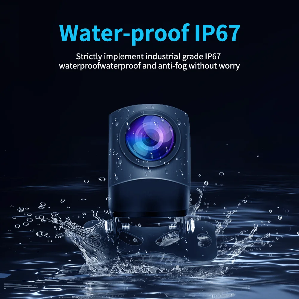 Universal 1080P Rear View Camera AHD 4 Pin 2.5mm Automatic Reversing HD Night Vision IP67 Rearview Mirror Cam Car Backup-4