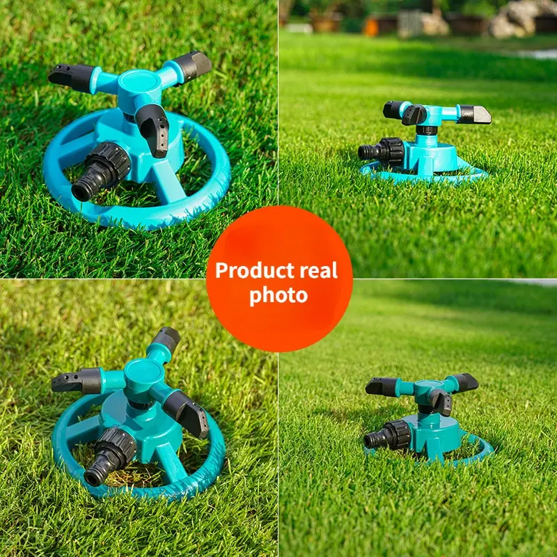 Sprinkler Nozzle 360 Degree Automatic Rotating Water Spray Garden Lawn Automatic Sprinkler Garden Watering Irrigation Supplies-3
